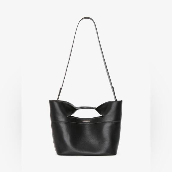 Alexander McQueen Bow Small in Black shoulder bag - Picture 1 of 11